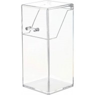 Clear Acrylic Makeup Brush Organizer, Brush & Eyebrow Pencil Cosmetic Holder, Dustproof 