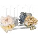 Clear Acrylic Scrunchie Holder, Hair Ties Display stand, Hair Accessories Organizer for Claw Clip Bracelets Bangle Watches