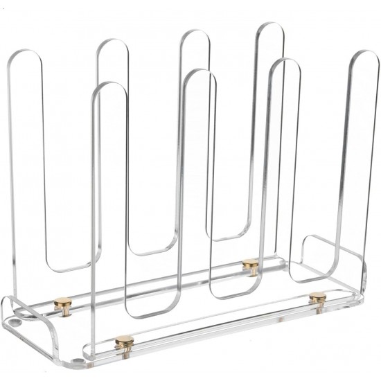 Clear Acrylic Scrunchie Holder, Hair Ties Display stand, Hair Accessories Organizer for Claw Clip Bracelets Bangle Watches