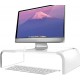 Clear Acrylic Monitor Stand 12mm thickness,(30x20x11 cm) Computer Monitor Riser for Laptop, TV, Stand Riser for Home,Office