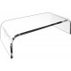 Clear Acrylic Monitor Stand 12mm thickness,(30x20x11 cm) Computer Monitor Riser for Laptop, TV, Stand Riser for Home,Office