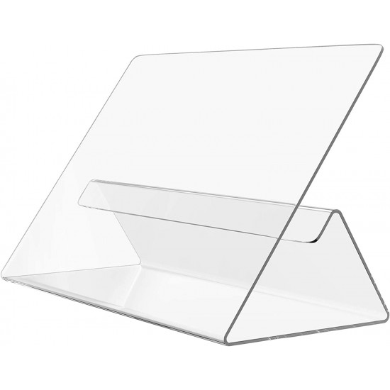 Acrylic Cookbook Holder, Kitchen Recipe Holder Easy for Viewing Cookbooks (32x14x26cm) 