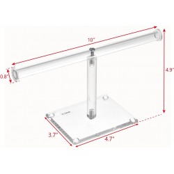 T-Shape Clear Acrylic Jewelry Holder & Organizer