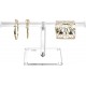 T-Shape Clear Acrylic Jewelry Holder & Organizer