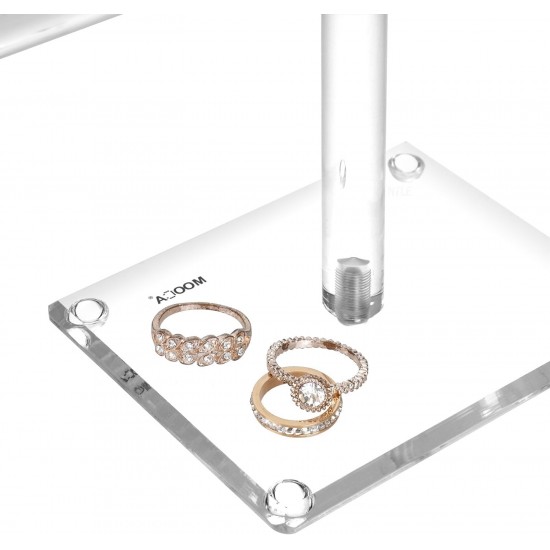 T-Shape Clear Acrylic Jewelry Holder & Organizer