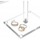T-Shape Clear Acrylic Jewelry Holder & Organizer