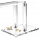 T-Shape Clear Acrylic Jewelry Holder & Organizer (2 Tiers)