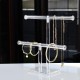 T-Shape Clear Acrylic Jewelry Holder & Organizer (2 Tiers)