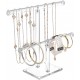 T-Shape Clear Acrylic Jewelry Holder & Organizer (2 Tiers)