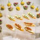 Clear Acrylic Display Risers Stand For appetizers and desserts (3 Units) 