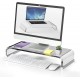 Clear Acrylic Monitor Stand Riser, 20.5'' Computer Monitor Stand for Laptop PC Printer Computer Riser