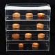 Acrylic Display Pastry Cabinet, Clear Perspex, for Display Cupcakes Donuts Candy Pastries (4 Tier)
