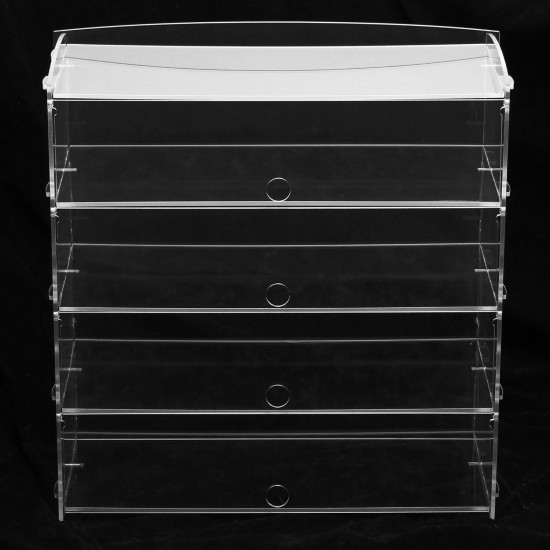 Acrylic Display Pastry Cabinet, Clear Perspex, for Display Cupcakes Donuts Candy Pastries (4 Tier)