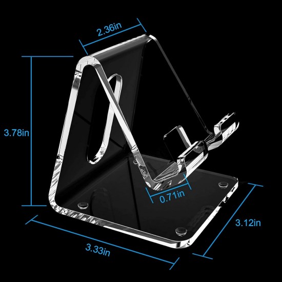 Clear Acrylic Phone Stand for Desk
