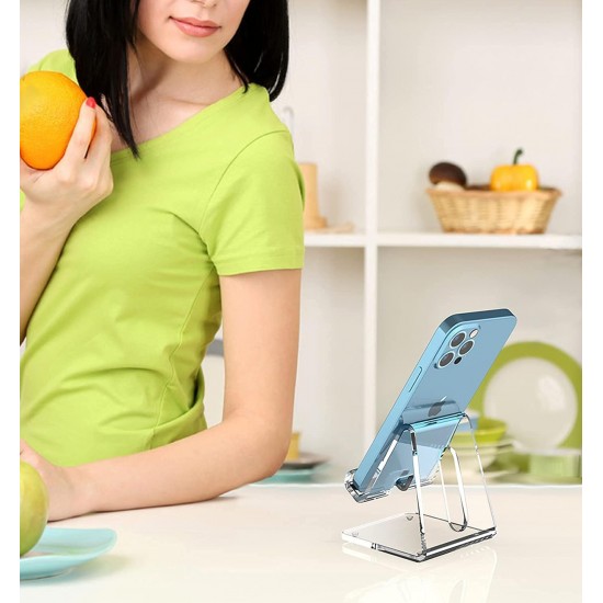 Clear Acrylic Phone Stand for Desk
