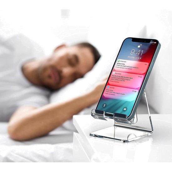 Clear Acrylic Phone Stand for Desk