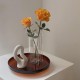 Modern Acrylic Flower Vase with Geometric Design suitable for Home, Office & Wedding Centerpieces