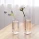 Modern Acrylic Flower Vase with Geometric Design suitable for Home, Office & Wedding Centerpieces