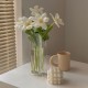 Modern Acrylic Flower Vase with Geometric Design suitable for Home, Office & Wedding Centerpieces