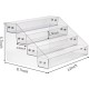 Clear Acrylic Spice Organizer, Spice Rack for Countertop, Cabinet, Pantry, Kitchen Storage (4 Tiers)