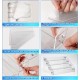 Clear Acrylic Spice Organizer, Spice Rack for Countertop, Cabinet, Pantry, Kitchen Storage (4 Tiers)