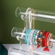 Clear Acrylic Jewelry and Watches Organizer, Stylish Crystal Bangle Bracelet Holder Jewelry Display for Selling, Invisible Detachable Holder (3 Tier)