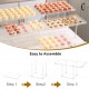 Clear Acrylic Dessert Table Display Set, Dessert Display Stands Buffet Risers for Cupcakes Dessert Pastry Food Fruit Candy Treat for Wedding Birthday Party (5 Pack)