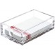 Acrylic Guest Towel Napkin Holder, Clear Bathroom Paper Hand Towels Storage Tray Modern Buffet Napkin paper tissues Holders For Kitchen or Dining Room,(22x10x7)cm,8mm