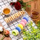 Cracker Tray for Serving, Set of 2 Rectangular Cracker Holder for Serving Trays, Food Display Cracker Serving Tray Stand for Home, Party & Charcuterie Board Platter, Acrylic riser
