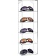Clear Acrylic Wall Mounted Sunglasses Eyewear Organizer Storage (22 inch)(5 Slot)