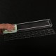 Clear Acrylic Modern Vase, Centerpiece for Dining Table, Unique Flower Vases for Home Decor or Weddings with 24 Inches Long Rectangle Vase