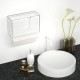 Clear Acrylic Wall Mounted Paper Hand Towel Dispenser Perfect for Kitchen, Bathroom, Restaurants