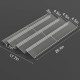 Adjustable Clear Acrylic Spice Rack, 4 Tier Spice Drawer Organizer for Kitchen Cabinets (2 Pack)
