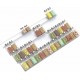 Adjustable Clear Acrylic Spice Rack, 4 Tier Spice Drawer Organizer for Kitchen Cabinets (2 Pack)