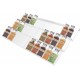 Clear Acrylic Spice Organizer for drawers and cabinets, (3Tier) (2 Pack)