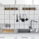 Clear Acrylic Spice Rack & Organizer, Wall Mount, Expandable for Kitchen (3 Pack)