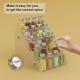 Clear Acrylic Spice Organizer, (5 Tiers) Seasoning Shelf Kitchen Spice for Countertop Pantry Cabinet