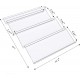 Clear Acrylic Spice Drawer Organizer – (4 Tier) Spice Organizer for Drawer – Durable and Lightweight Spice Rack Drawer Organizer – Adjustable Design – 1 Pack