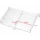 Clear Acrylic Sunglass Eyeglass Organizer Tray with (8 Compartments), Multipurpose Accessories Drawer Tray