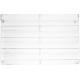 Clear Acrylic Sunglass Eyeglass Organizer Tray with (8 Compartments), Multipurpose Accessories Drawer Tray