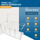 Clear Acrylic Coffee Capsule Organizer contains 4 sections with a storage lid
