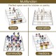 Clear Acrylic Spice Rack Organizer For Cabinet, (6 Tier) Spice Shelf Can Organizer for Kitchen Pantry Countertop