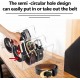 Belt Organizer, Clear Acrylic Belt Storage Holder for The Closet and Drawer, 8 Compartments Belt Box