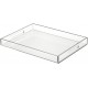 Acrylic Serving Tray (45x35)cm, Spill Proof, Clear Decorative Tray, Coffee tray, Table Countertop with Handles tray 