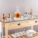 Clear Acrylic Tray-Decorative Clear Rectangular Organizer for Bedside, Bathroom or Office Storage (26.67x15.24x2.54 cm)