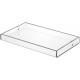 Acrylic Serving Tray (50x30)cm, Spill Proof, Clear Decorative Tray, Coffee tray, Table Countertop with Handles tray 