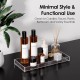 Clear Acrylic Tray for Toilet Tank, Bathroom & Bathtub Tray, Perfume Tray Countertop for Soap, Towel, Tissue, Candle, Plant (30x13x3 cm)