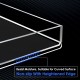 Clear Acrylic Tray for Toilet Tank, Bathroom & Bathtub Tray, Perfume Tray Countertop for Soap, Towel, Tissue, Candle, Plant (30x13x3 cm)