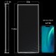 Clear Acrylic Tray for Toilet Tank, Bathroom & Bathtub Tray, Perfume Tray Countertop for Soap, Towel, Tissue, Candle, Plant (30x13x3 cm)