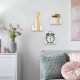 Small Clear Acrylic Wall Shelves (9x10x5cm), Display Ledges for Mini Decor, Display Shelf Floating Wall Mounted Shelf,(8Pack)